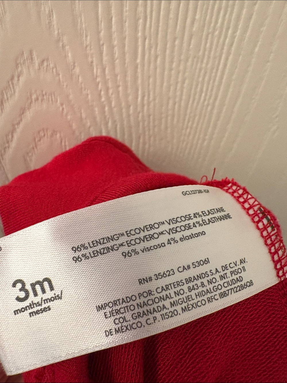 Carter’s Purely Soft Red Dress - Picture 4 of 5
